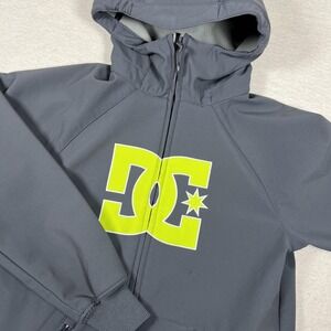 DC Jacket Women's Medium Gray 10000mm Waterproof Hooded Snowboard Coat Softshell
